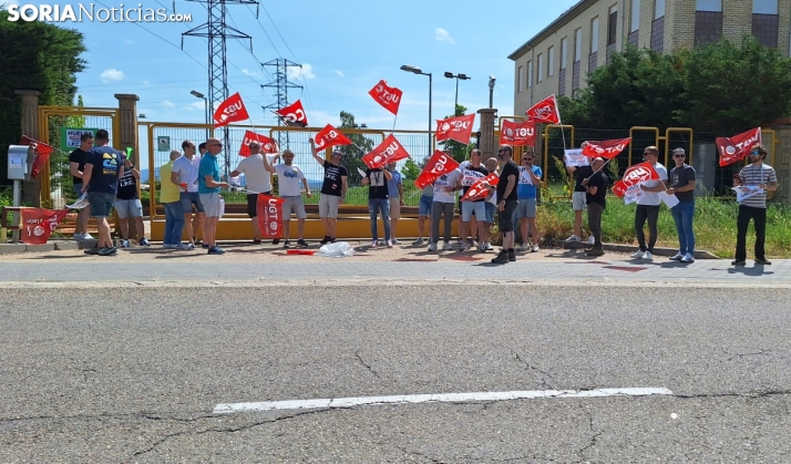 Una imagen de la concentración hoy. /PC