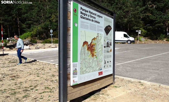 Así quedan los accesos a la Laguna Negra durante junio