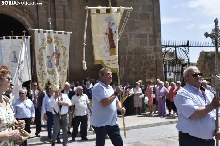 Procesión de la Virgen de los Remedios en Ágreda.