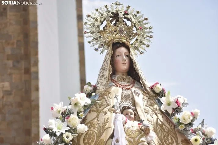 Procesión de la Virgen de los Remedios en Ágreda.
