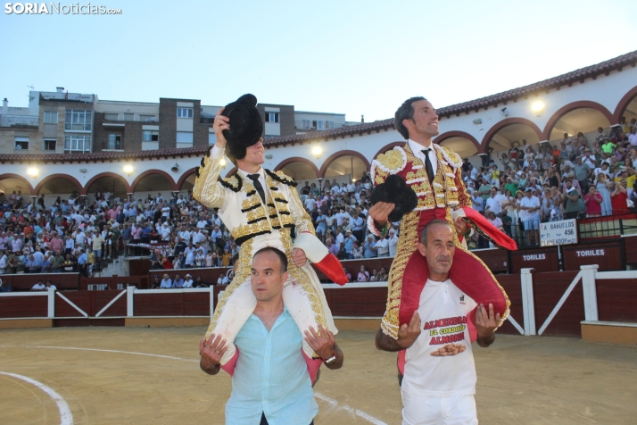Una imagen de la lidia hoy en San Benito. /Santos Gómez