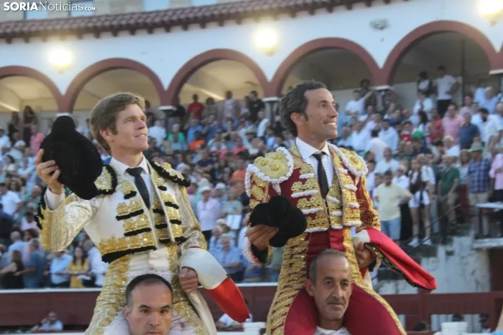 Una imagen de la lidia hoy en San Benito. /Santos Gómez