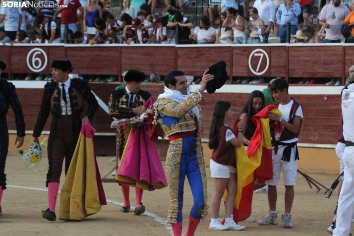 Una imagen de la lidia hoy en San Benito. /Santos Gómez