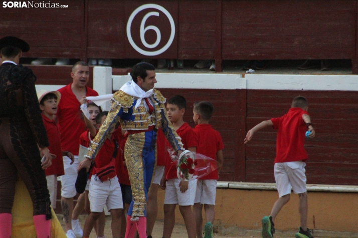 Una imagen de la lidia hoy en San Benito. /Santos Gómez