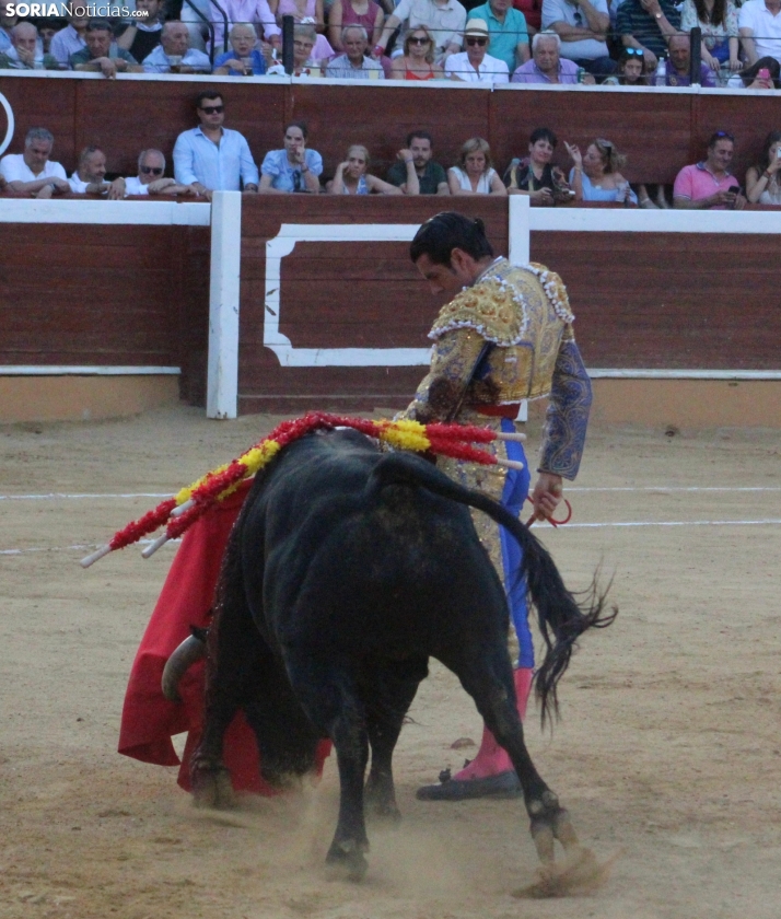 Una imagen de la lidia hoy en San Benito. /Santos Gómez