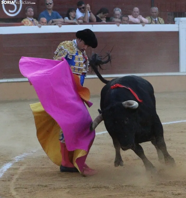 Una imagen de la lidia hoy en San Benito. /Santos Gómez