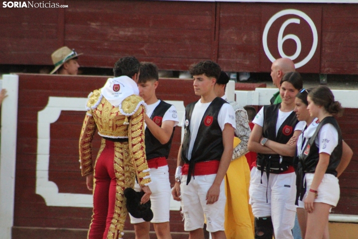 Una imagen de la lidia hoy en San Benito. /Santos Gómez