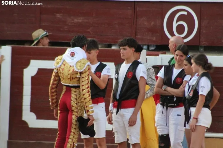 Una imagen de la lidia hoy en San Benito. /Santos Gómez