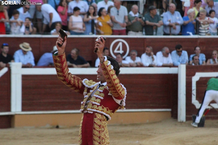 Una imagen de la lidia hoy en San Benito. /Santos Gómez