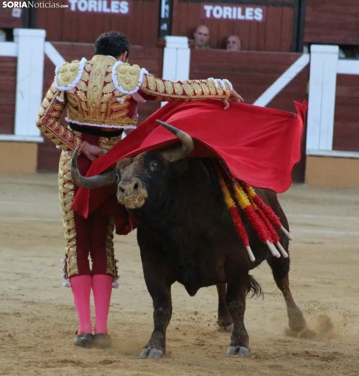 Una imagen de la lidia hoy en San Benito. /Santos Gómez