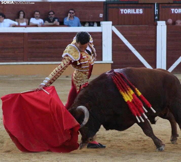 Una imagen de la lidia hoy en San Benito. /Santos Gómez