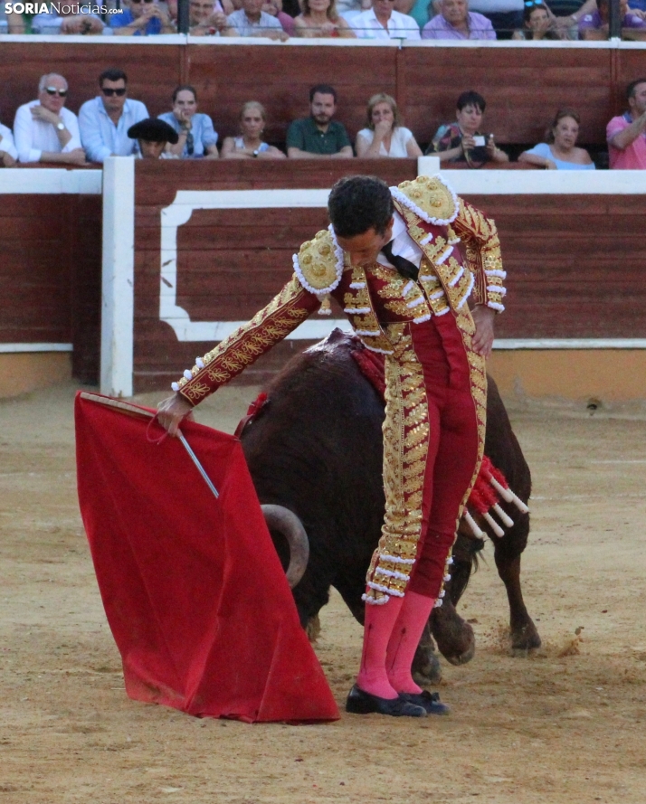 Una imagen de la lidia hoy en San Benito. /Santos Gómez