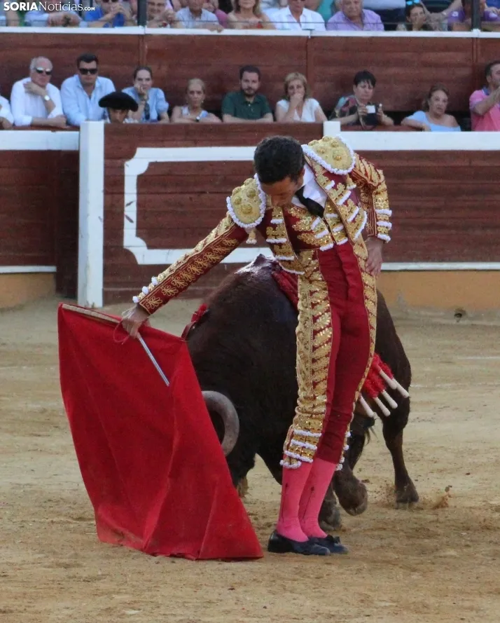 Una imagen de la lidia hoy en San Benito. /Santos Gómez