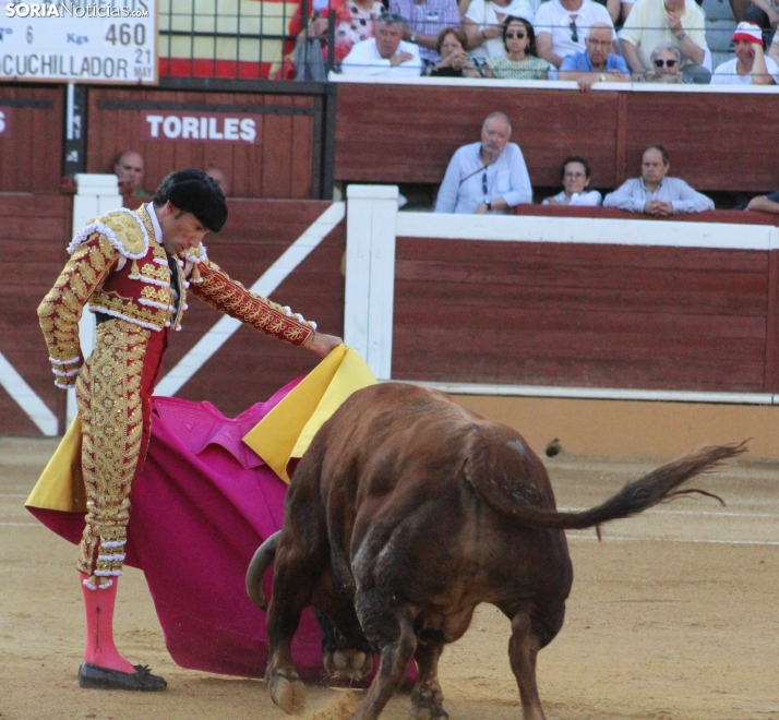 Una imagen de la lidia hoy en San Benito. /Santos Gómez