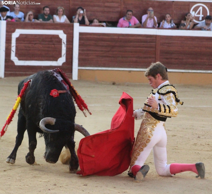 Una imagen de la lidia hoy en San Benito. /Santos Gómez