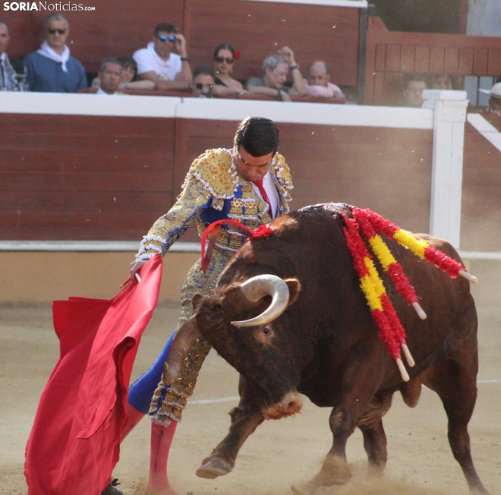 Una imagen de la lidia hoy en San Benito. /Santos Gómez