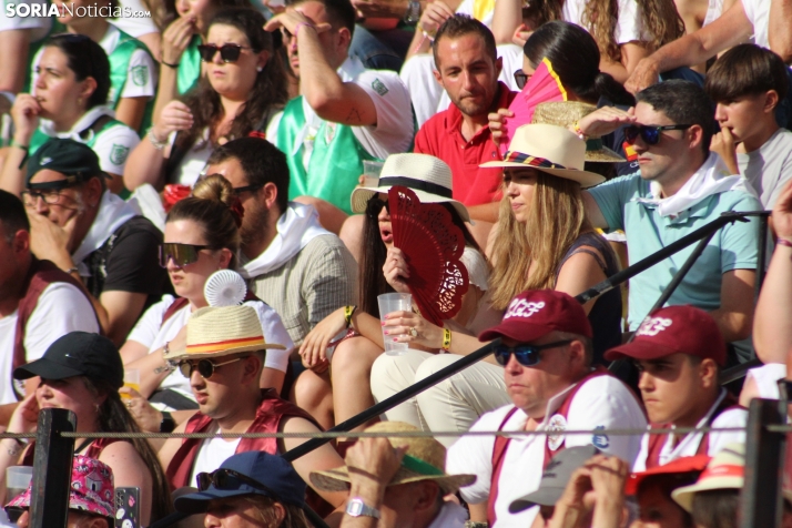 Una imagen de la lidia hoy en San Benito. /Santos Gómez