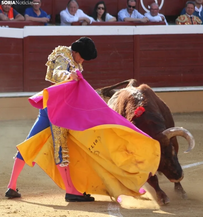 Una imagen de la lidia hoy en San Benito. /Santos Gómez