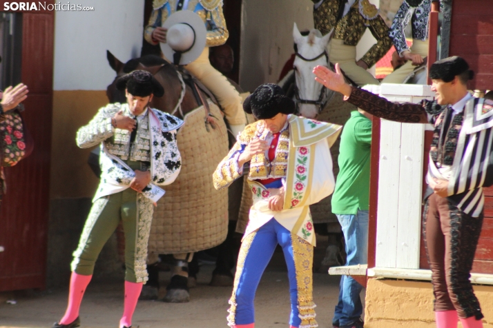 Una imagen de la lidia hoy en San Benito. /Santos Gómez