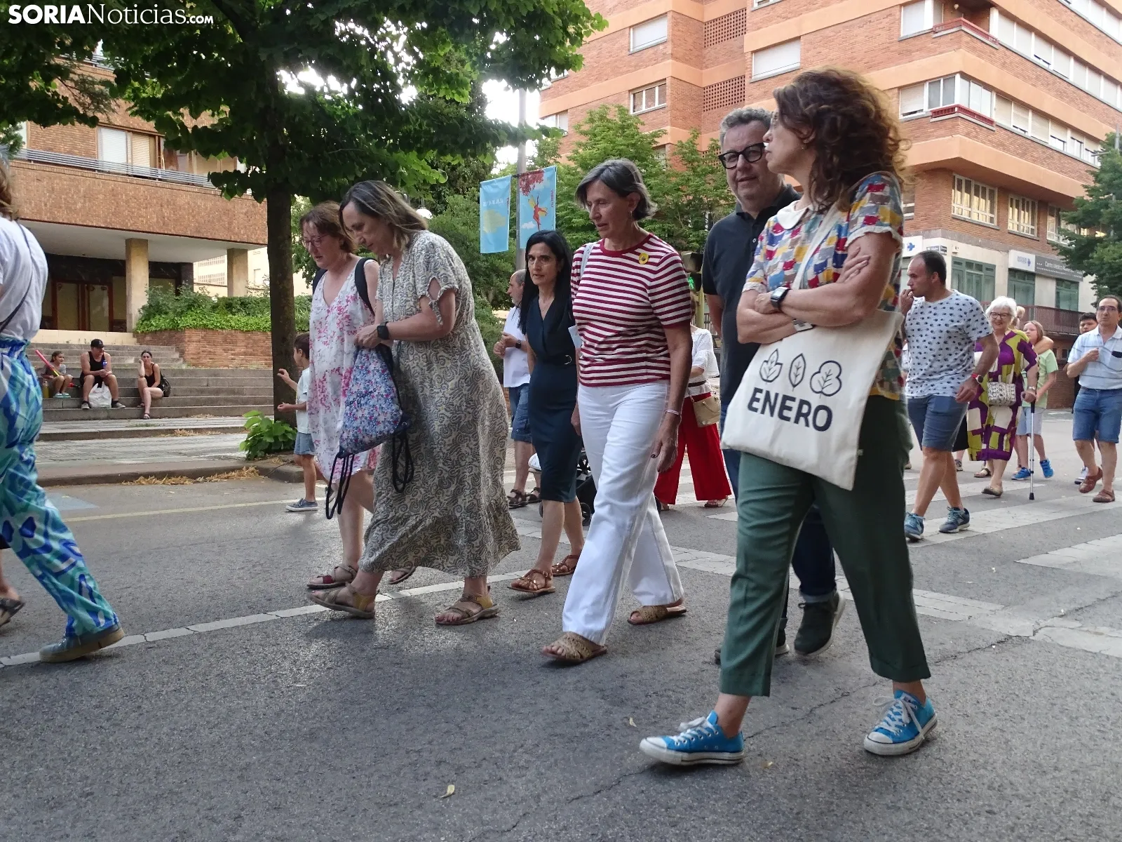 Una imagen de la manifestación de este viernes. /PC
