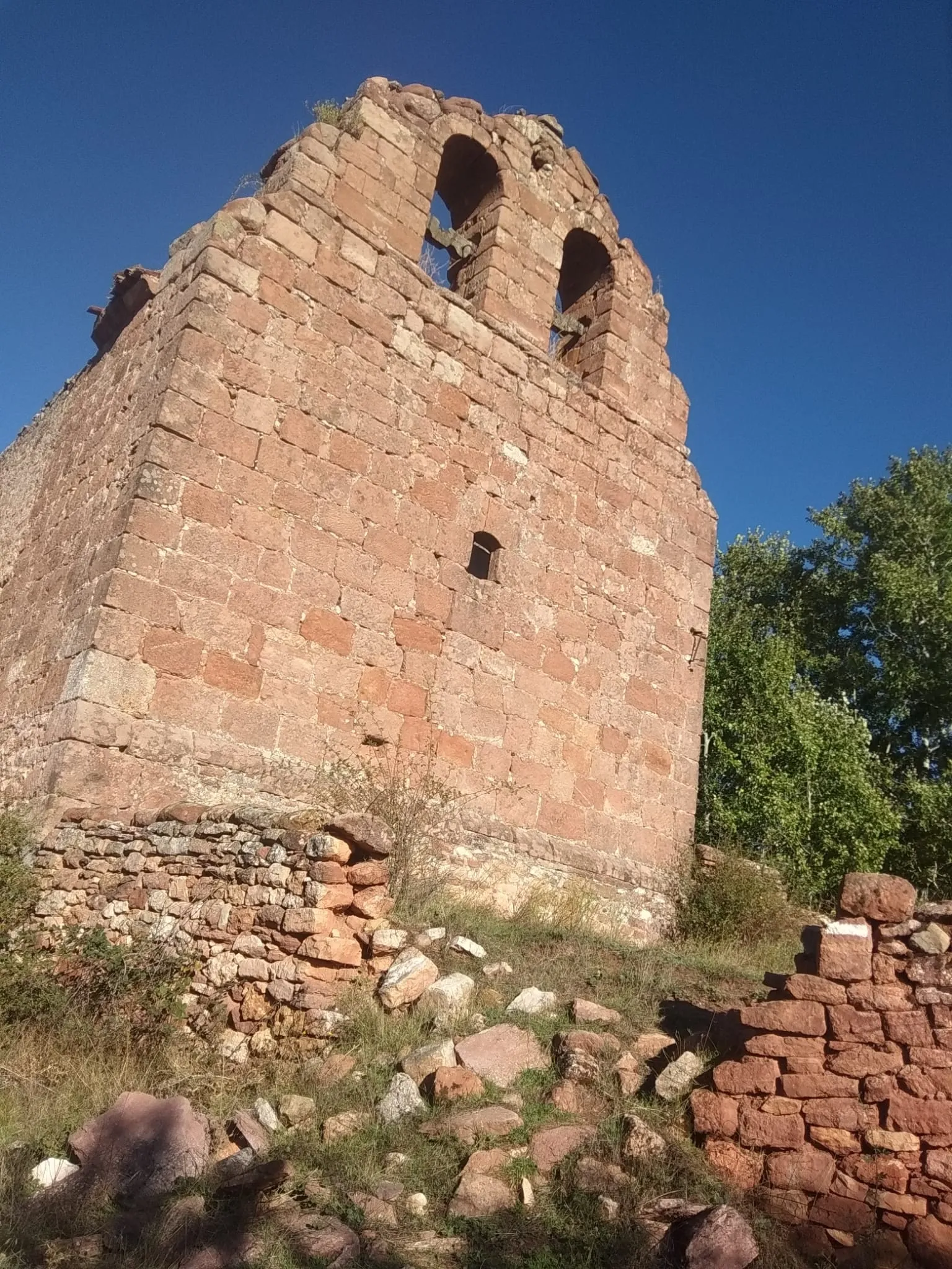 Una imagen del estado del templo. /HN