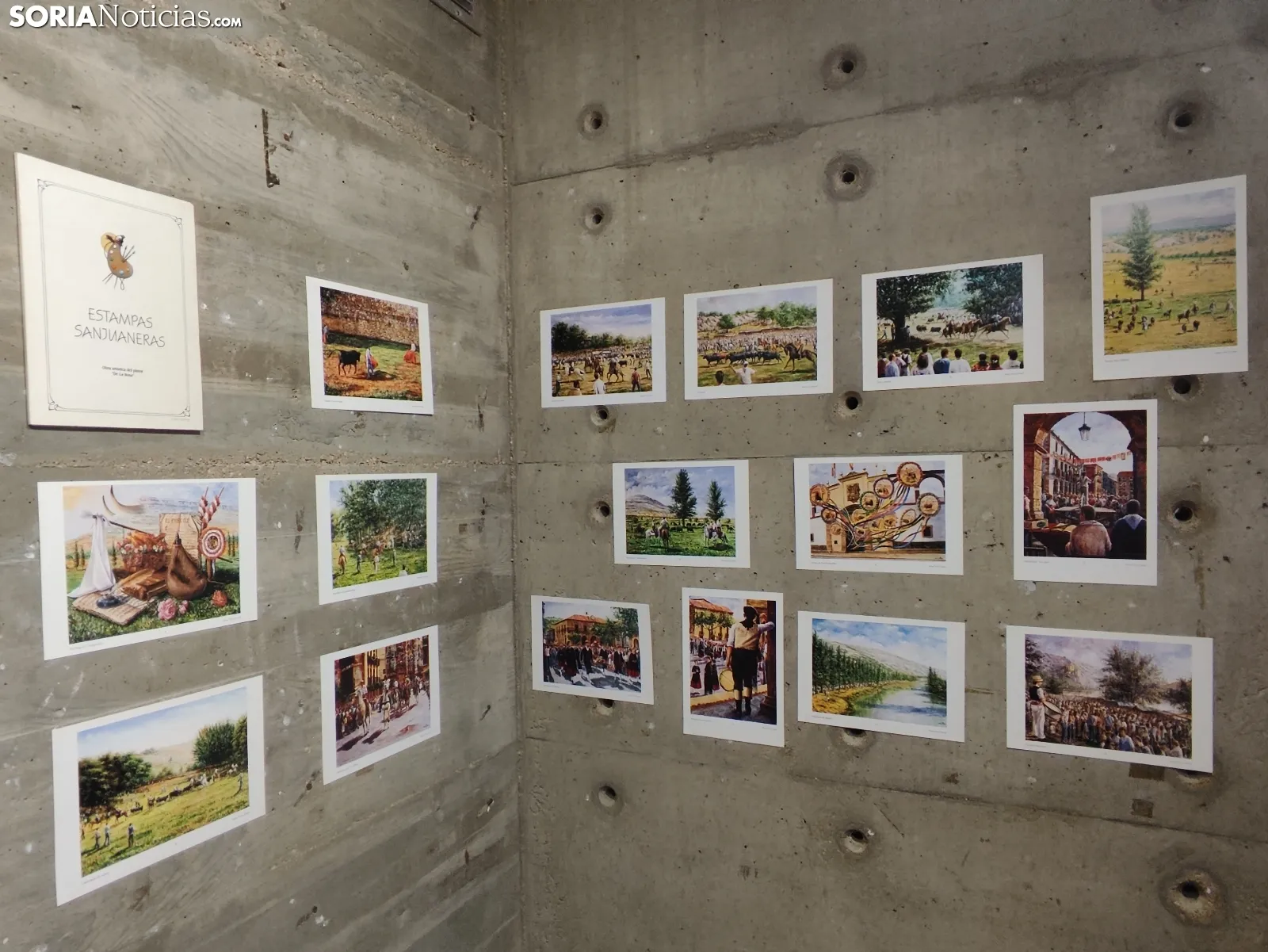 Exposición del pintor Rafael de la Rosa.
