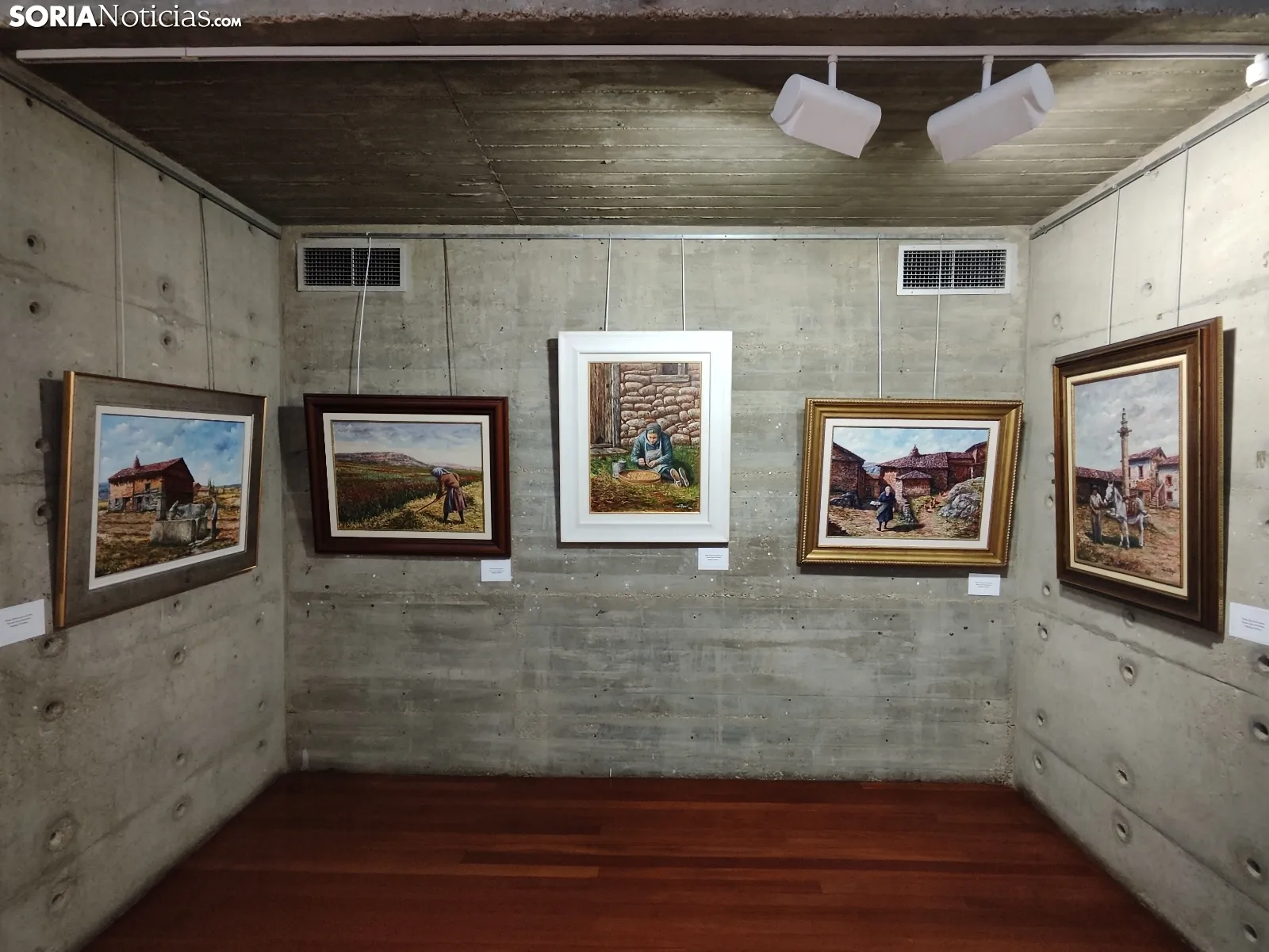 Exposición del pintor Rafael de la Rosa.