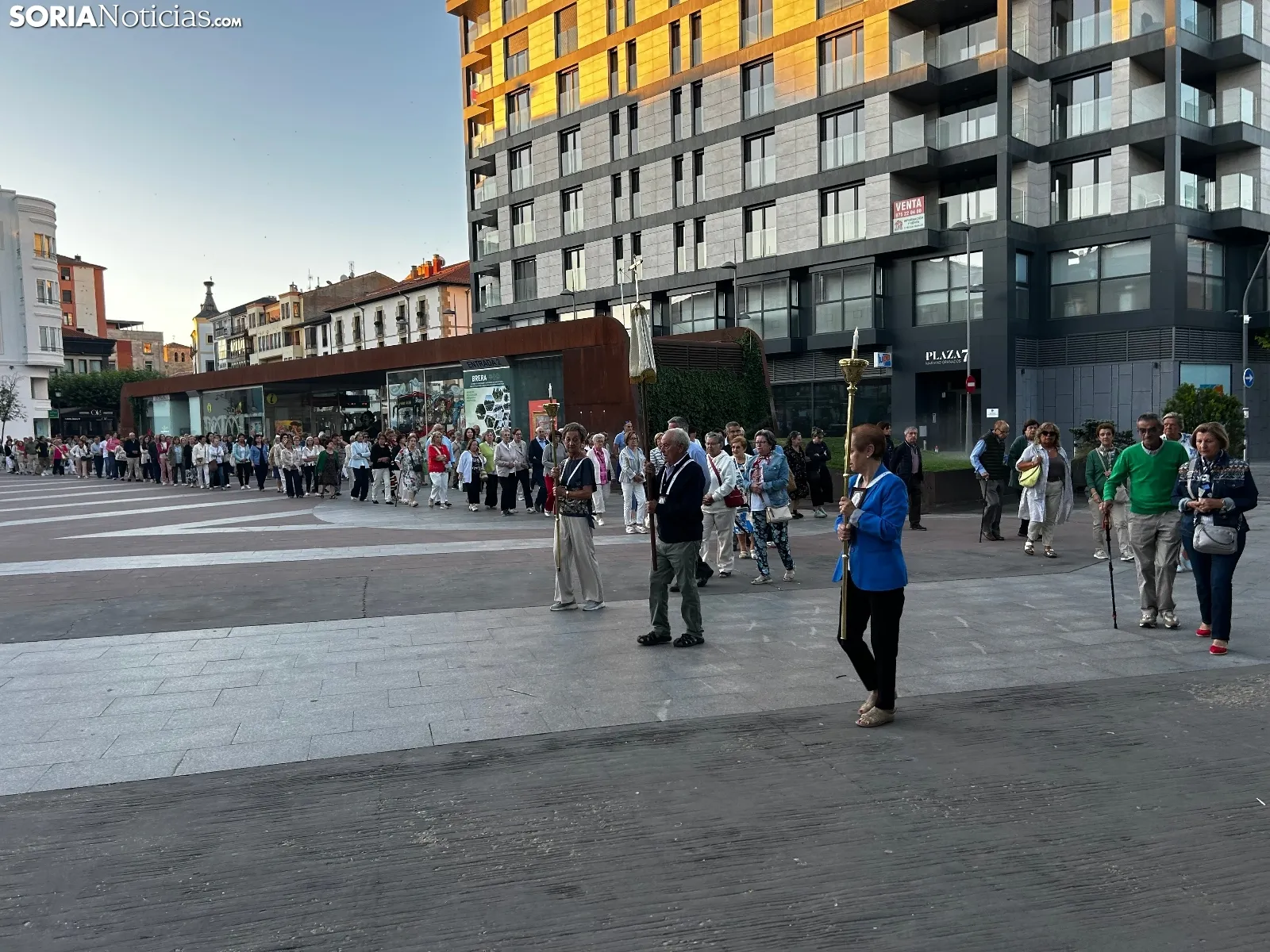 Una imagen de la plaza de Mariano Granados esta mañana de miércoles. /SN