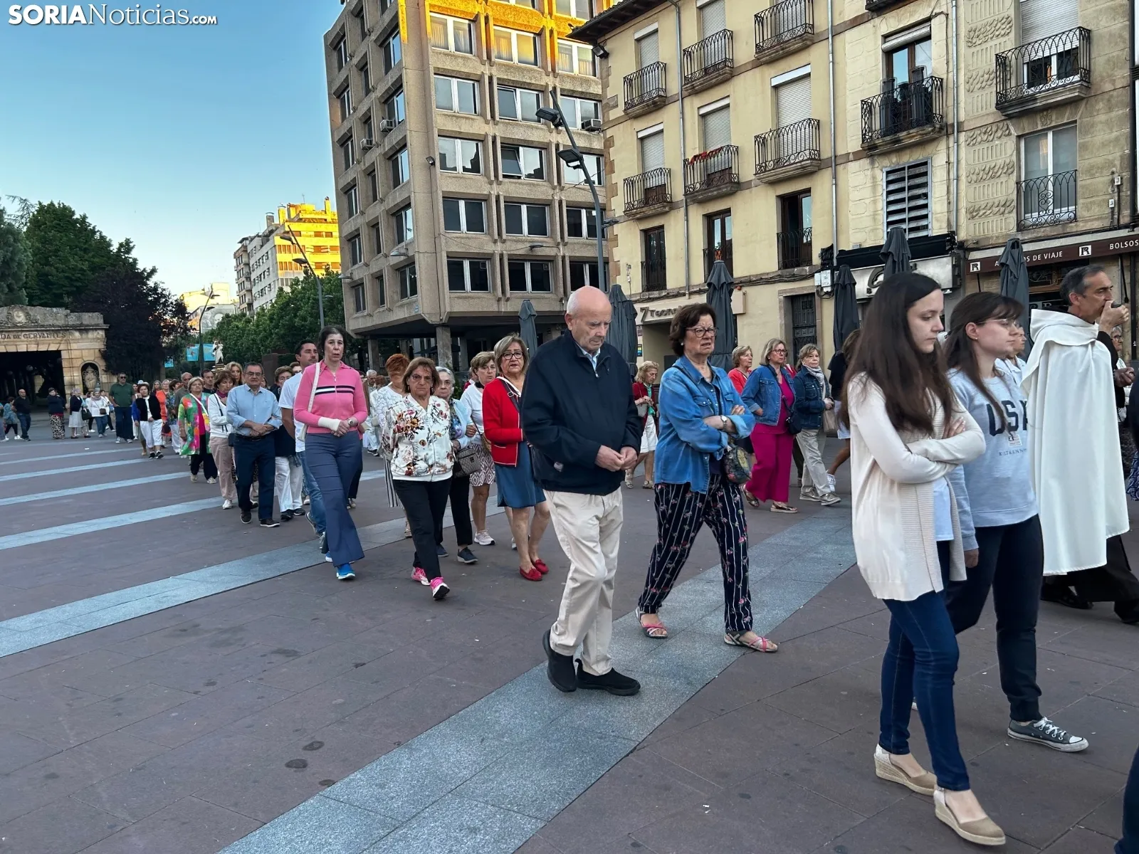 Una imagen de la plaza de Mariano Granados esta mañana de miércoles. /SN
