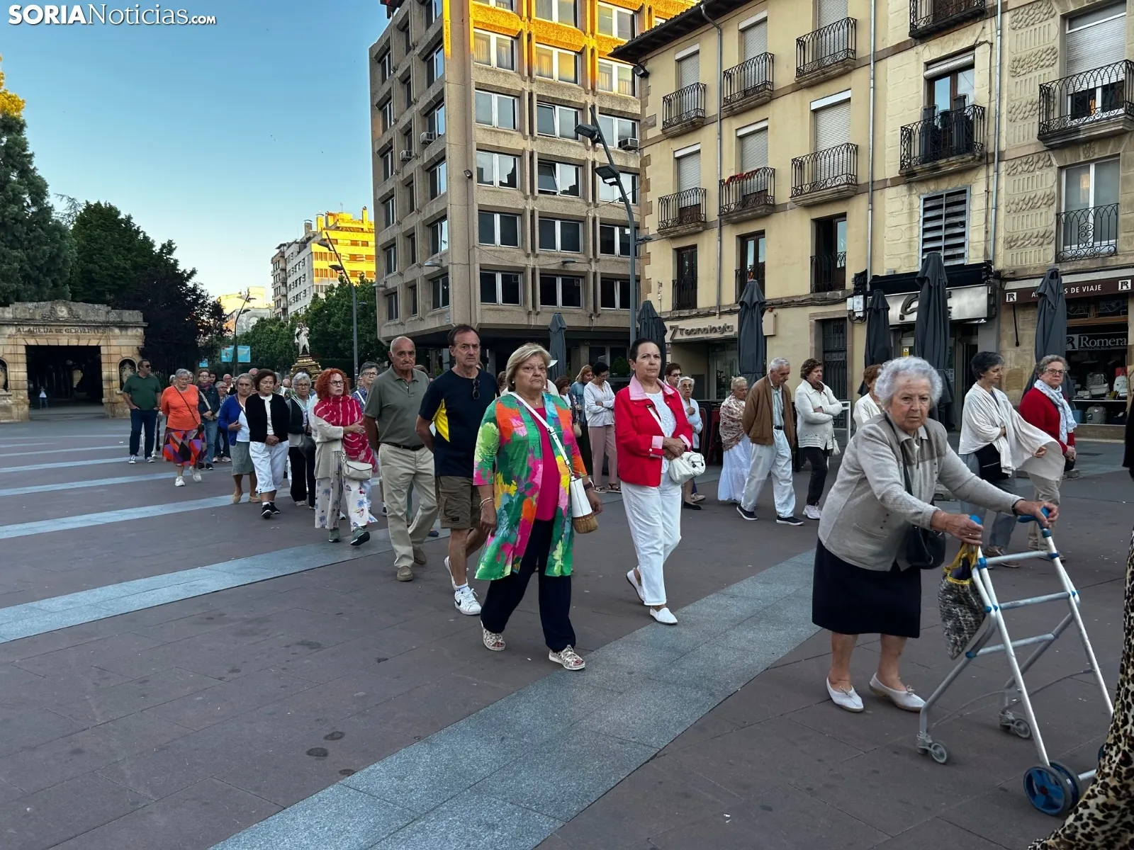 Una imagen de la plaza de Mariano Granados esta mañana de miércoles. /SN