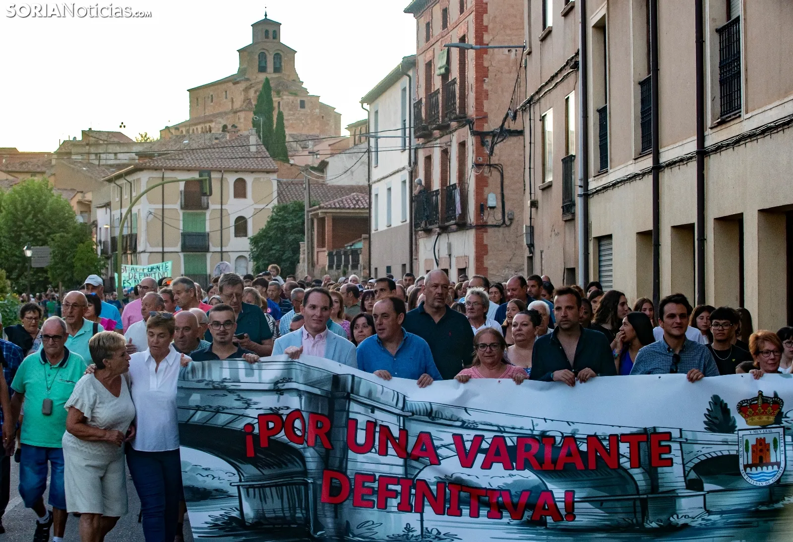 Una imagen de la manifestación de este viernes. /SN