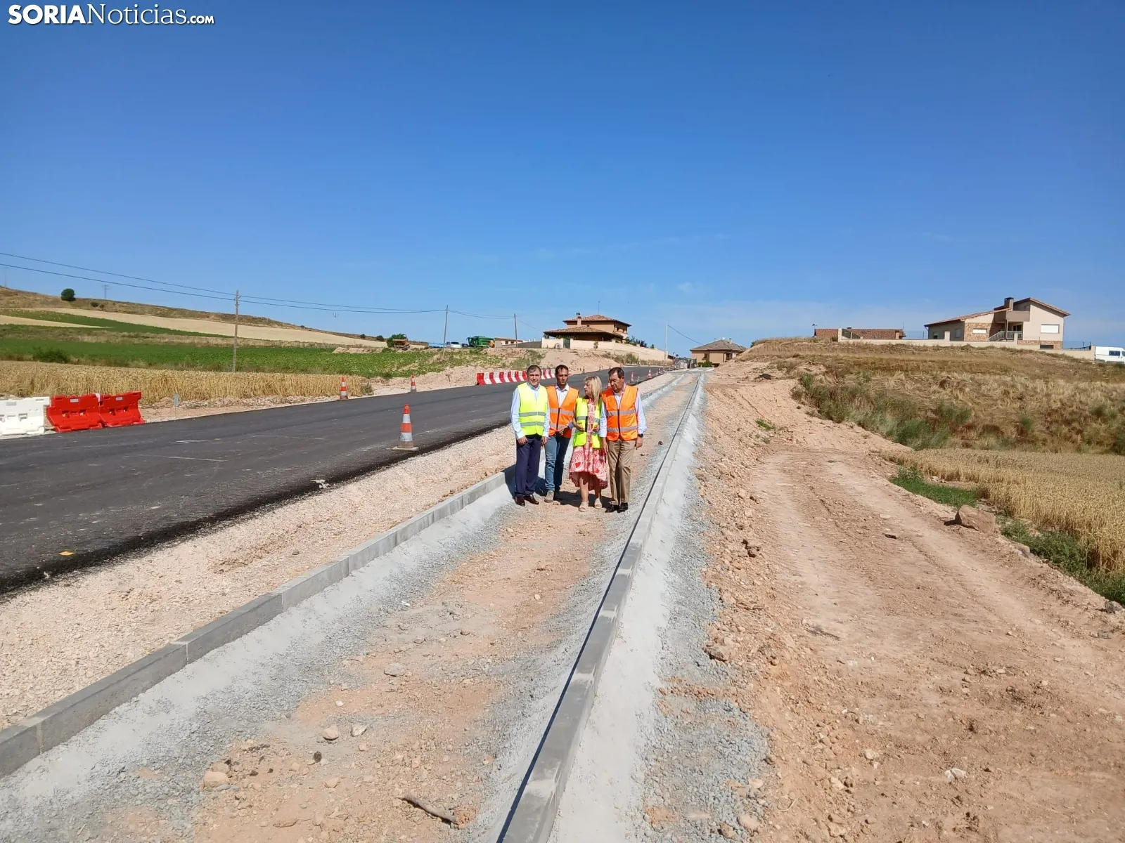 Foto 2 - Berlanga y Medinaceli contar&aacute;n con traves&iacute;as m&aacute;s accesibles y seguras para el peat&oacute;n y con vistas al patrimonio de cada municipio