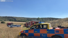 Foto 6 - Arde un camión en Bayubas de Abajo