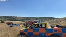 Foto 6 - Arde un cami&oacute;n en Bayubas de Abajo