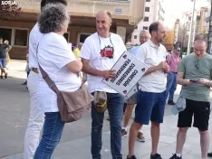 Una imagen de la manifestación de este viernes. /PC