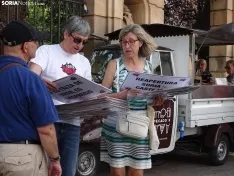 Una imagen de la manifestación de este viernes. /PC
