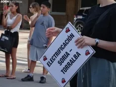 Una imagen de la manifestación de este viernes. /PC