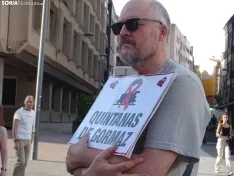 Una imagen de la manifestación de este viernes. /PC