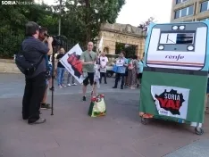 Una imagen de la manifestación de este viernes. /PC