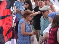 Una imagen de la manifestación de este viernes. /PC