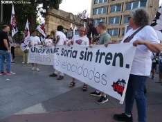 Una imagen de la manifestación de este viernes. /PC