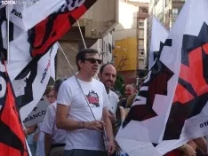 Una imagen de la manifestación de este viernes. /PC
