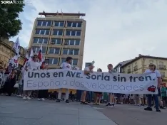 Una imagen de la manifestación de este viernes. /PC