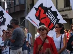 Una imagen de la manifestación de este viernes. /PC