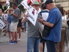 Una imagen de la manifestación de este viernes. /PC