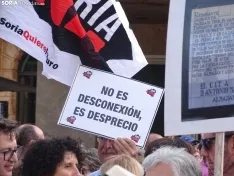 Una imagen de la manifestación de este viernes. /PC