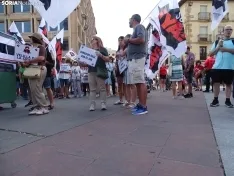 Una imagen de la manifestación de este viernes. /PC
