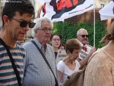 Una imagen de la manifestación de este viernes. /PC