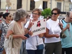 Una imagen de la manifestación de este viernes. /PC