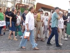 Una imagen de la manifestación de este viernes. /PC